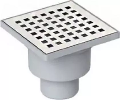 Душевой трап Berges Wasserhaus Trend 091003 10х10 Хром глянец