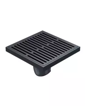 Душевой трап Orange,OT01-007b 10 х 10 см, черный