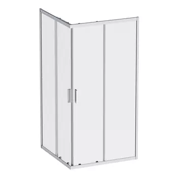 Душевой уголок 100x100 AM.PM Gem W90G-403-100100-MT стекло прозрачное, профиль хром матовый