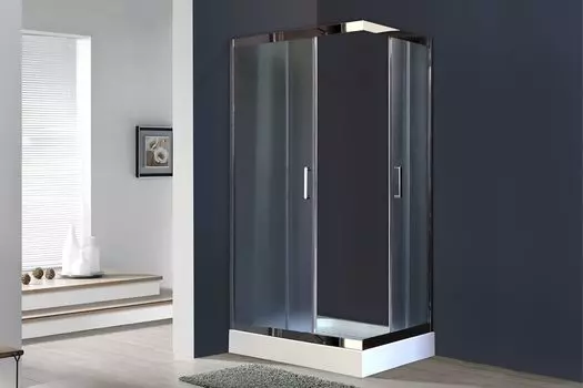 Душевой уголок 120х100 см Royal Bath HPD RB1120HPD-C-CH стекло рифленое