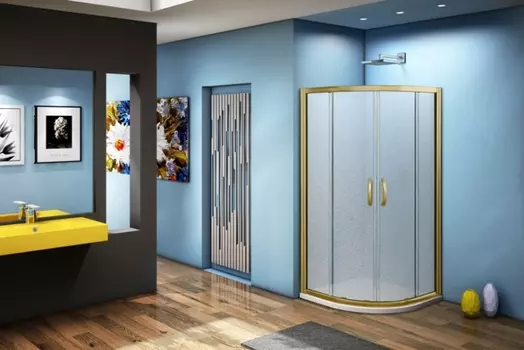 Душевой уголок 120х80 см Good Door Jazze R-120-G-BR ДЖ00004 стекло рифленое