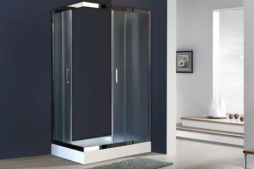 Душевой уголок 120х90 см Royal Bath HPD RB9120HPD-C-CH стекло рифленое