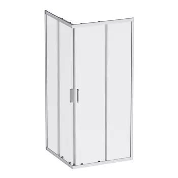Душевой уголок 90x90 AM.PM Gem W90G-403-9090MT стекло прозрачное, профиль хром матовый