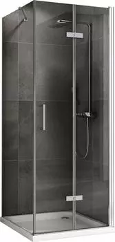 Душевой уголок Abber Zart 80x70 AG08080P-S71, профиль хром, стекло прозрачное