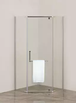 Душевой уголок Agger 86х195 A03-090TCR/G стекло прозрачное, профиль хром