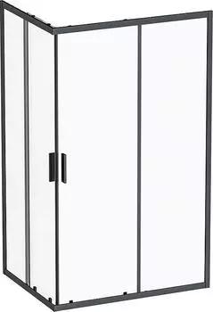 Душевой уголок AM.PM Gem S W93G-404-120290-BT, профиль черный, стекло прозрачное