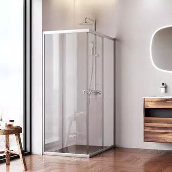 Душевой уголок Am.Pm Sunny W87G-403-12080-MT профиль хром матовый, стекло прозрачное