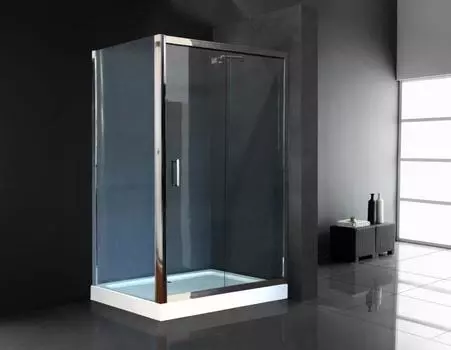 Душевой уголок Am.Pm Sunny W87G-403-12090-BT профиль черный матовый, стекло прозрачное