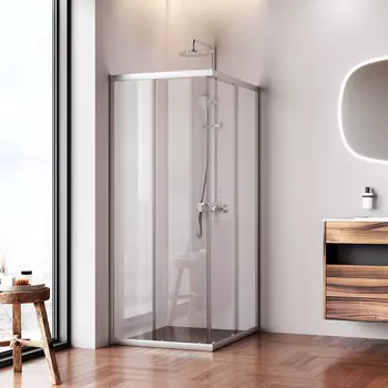 Душевой уголок Am.Pm Sunny W87G-403-10080-MT профиль хром матовый, стекло прозрачное