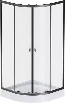 Душевой уголок AM.PM X-Joy 90x90 W88E-205-090BT64, профиль черный, стекло прозрачное