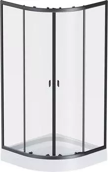 Душевой уголок AM.PM X-Joy W88E-205-080BT64, профиль черный, стекло прозрачное