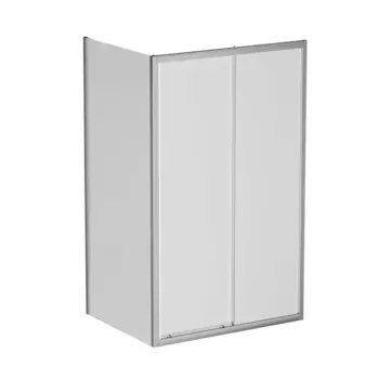 Душевой уголок BelBagno Due DUE-AH-1-120/80-C-CR 120x80, профиль хром, стекло прозрачное