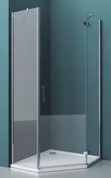 Душевой уголок BelBagno KRAFT-P-1-100-C-Cr-R