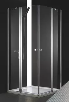 Душевой уголок Cezares ELENA-W-A-22-90-P-Cr стекло punto