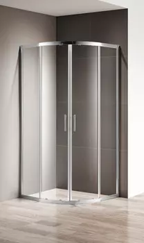 Душевой уголок Cezares MOMENTO-R-2-80-C-Cr стекло прозрачное