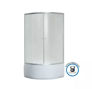 Душевой уголок Niagara Eco _0061422 стекло матовое, профиль матовый хром