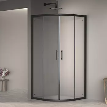 Душевой уголок RGW Passage 02085100-14 стекло прозрачное, профиль черный