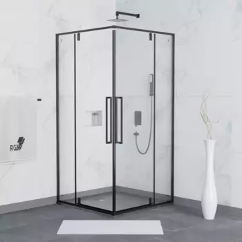 Душевой уголок RGW Stilvoll SV-33-B 90х90 06323399-14 профиль черный, стекло прозрачное