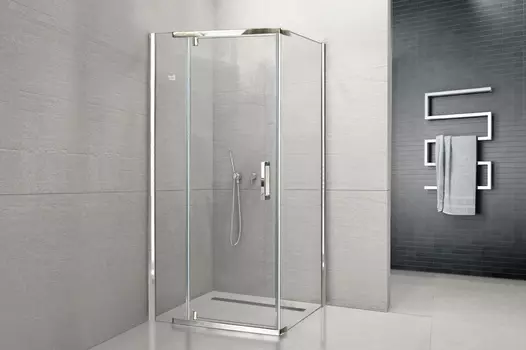 Душевой уголок Royal Bath HPVD 80х90 RB9080HPVD-T-CH стекло прозрачное, профиль хром
