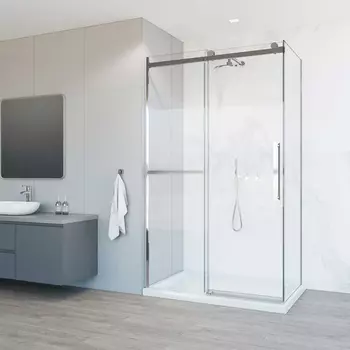 Душевой уголок Vincea Como Soft VSR-1CS8012CL 120x80, хром, стекло прозрачное