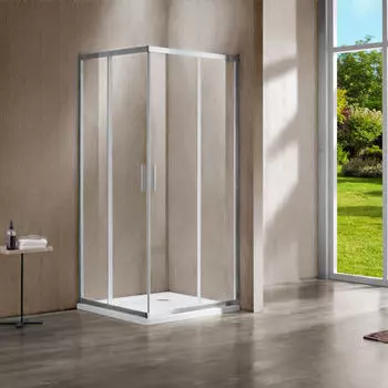Душевой уголок Vincea Garda VSS-1G100CL, стекло прозрачное, хром