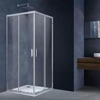 Душевой уголок Vincea Rapid VSS-3R80/90CL 90x90, хром, стекло прозрачное