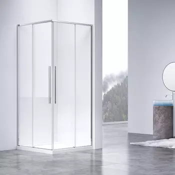 Душевой уголок Vincea Slim-N VSS-4SN900CL 90x90, хром, стекло прозрачное