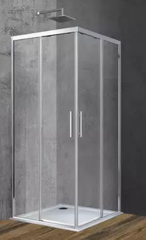 Душевой уголок Vincea Soft VSS-3SO100CL, стекло прозрачное, хром