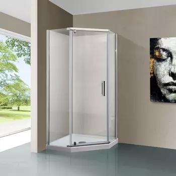 Душевой уголок Vincea Stresa VSP-1S900CL, стекло прозрачное, хром