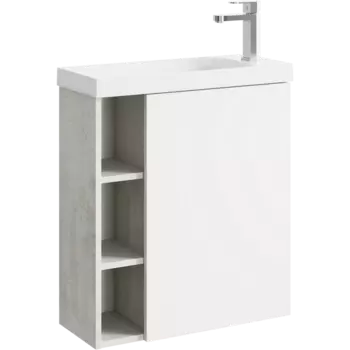 Фасад для тумбы Aqwella Alba ALB0706WM, белый матовый