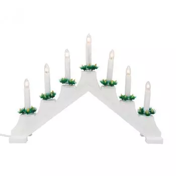 Фигурка «Новогодняя горка» 30х41см Uniel UDL-L7101-007/SWA/WW White Bridge UL-00007388