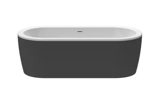 Фронтальная панель для ванны Cezares SLIM CENTRAL-180-SCR-NERO, черный