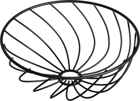 Фруктовница Domaci Феррара D20945 спираль, черный муар
