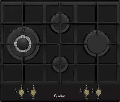 Газовая варочная панель LEX GVG 643C CHAO000201, black