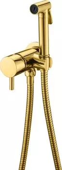 Гигиенический душ Boheme Uno 467-G, золото, со смесителем