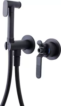 Гигиенический душ Bronze de Luxe 1760's Loft 3253SB С ВНУТРЕННЕЙ ЧАСТЬЮ, со смесителем, матовый черный