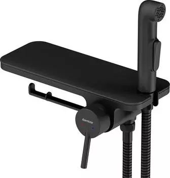 Гигиенический душ Damixa Jupiter 773500301 со смесителем, черный матовый