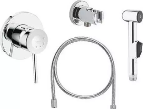 Гигиенический душ Grohe BauClassic 124434, хром
