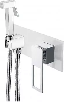 Гигиенический душ со смесителем Boheme Q 147-WCR, белый/хром