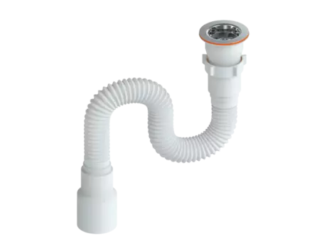 Гофра для раковины РМС СГУ-0,8, белый