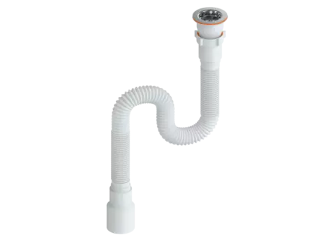 Гофра для раковины РМС СГУ-1,2, белый