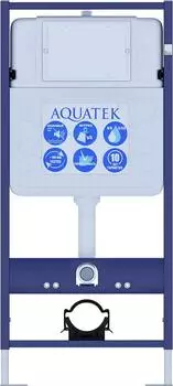 Инсталляция для унитаза Aquatek Easy Fix 50 INS-0000010 + звукоизоляционная прокладка