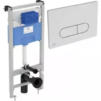 Инсталляция Ideal Standard R0309AA для подвесного унитаза R027767 PROSYS 120 P с пневматической клавишей