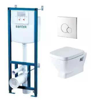 Инсталляция Santek с унитазом Santek Нео 1.WH50.1.543, сиденье микролифт, комплект
