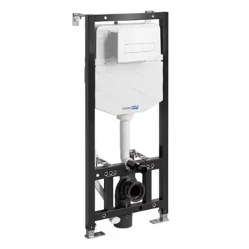 Инсталляция WasserKraft Aller 10 10TLT.010.ME.WM03, для унитазов, с механической кнопкой смыва цвет - белый матовый