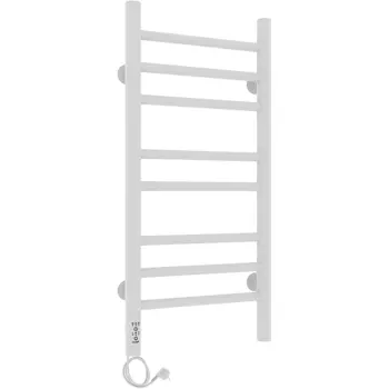 Электрический полотенцесушитель Laris Лаванда ЧК П8 300х700 L 73207620, белый муар