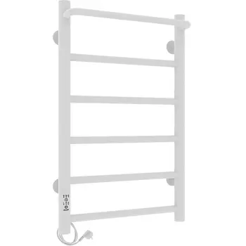 Электрический полотенцесушитель Laris Прайм ЧК П6 400x600 L 75201059, белый муар