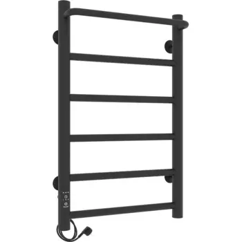 Электрический полотенцесушитель Laris Прайм ЧКЧ П6 400x600 L 73207592, черный муар