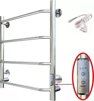 Электрический полотенцесушитель Тругор 60x40 ПЭК 6 СП, хром