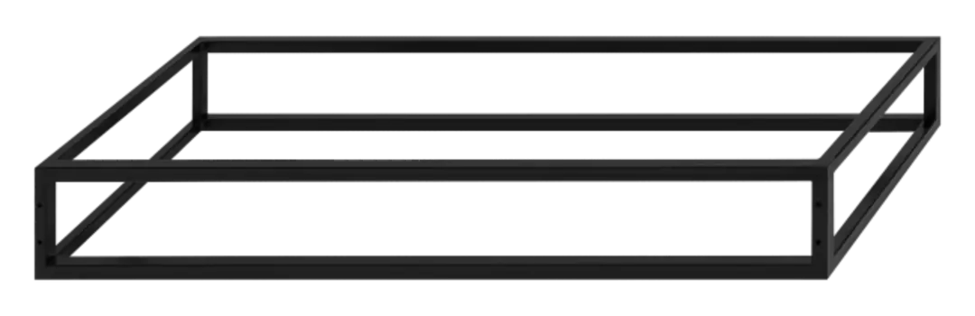 Каркас под столешницу Brevita Kevo 120 черный, М-Kev1200-02